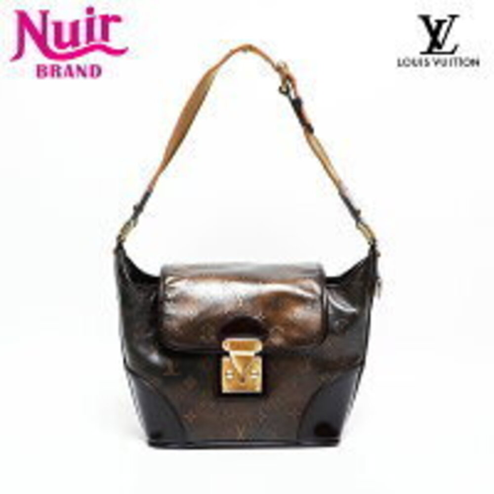 Louis Vuitton Monogram Bronze Tan Sergent Shoulder Bag Brown
